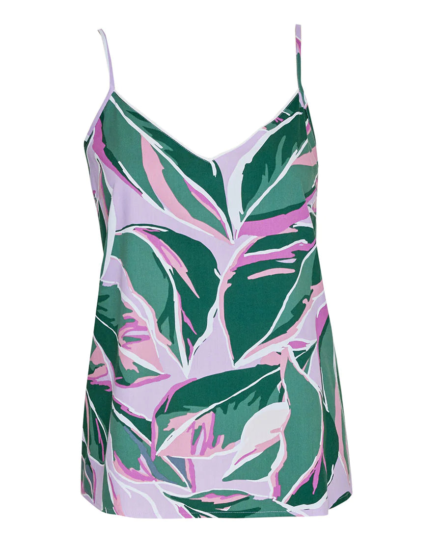 Cyberjammies Lexi Lilac Leaf Print Nightwear