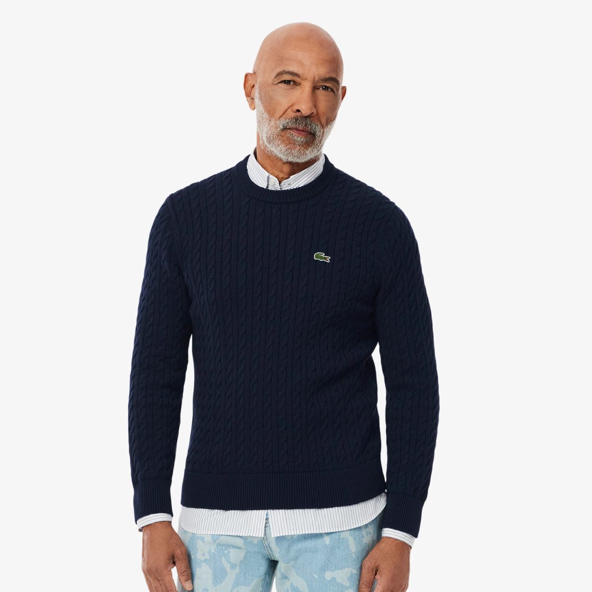 Cable Knit Cotton Sweater