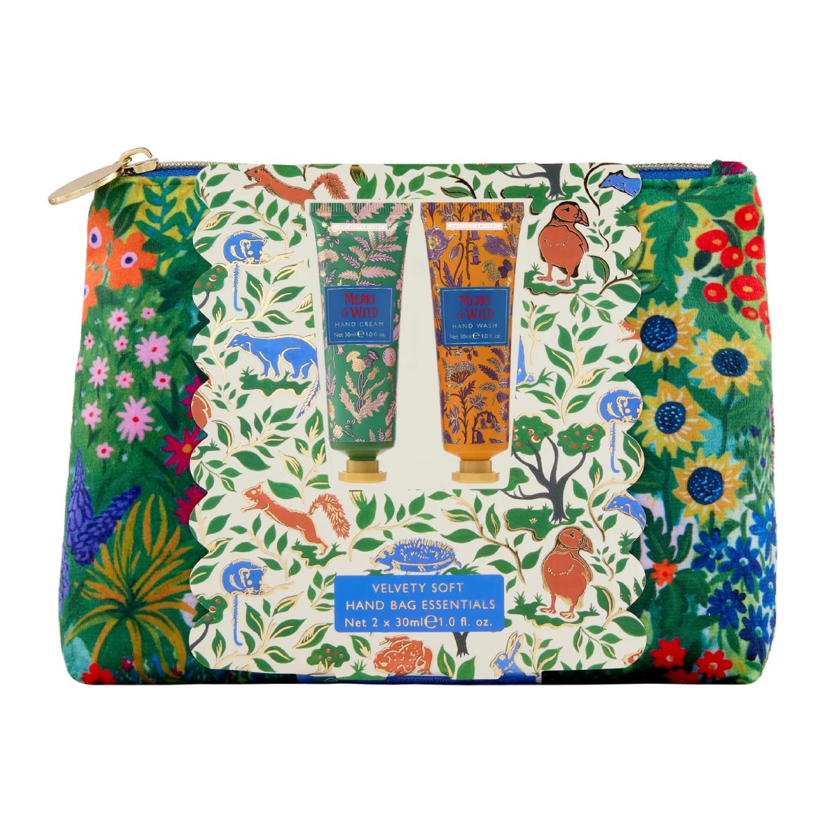 Merry and Wild Velvety Soft Handbag Essentials