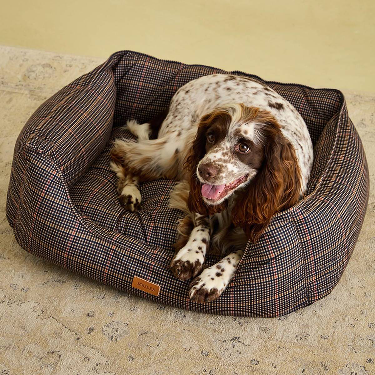 Henson Check Brown Pet Bed
