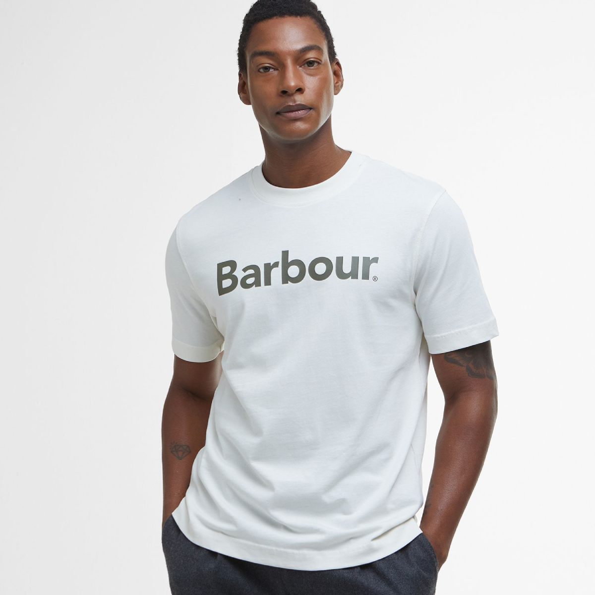 Logo Relaxed T-Shirt - Antique White
