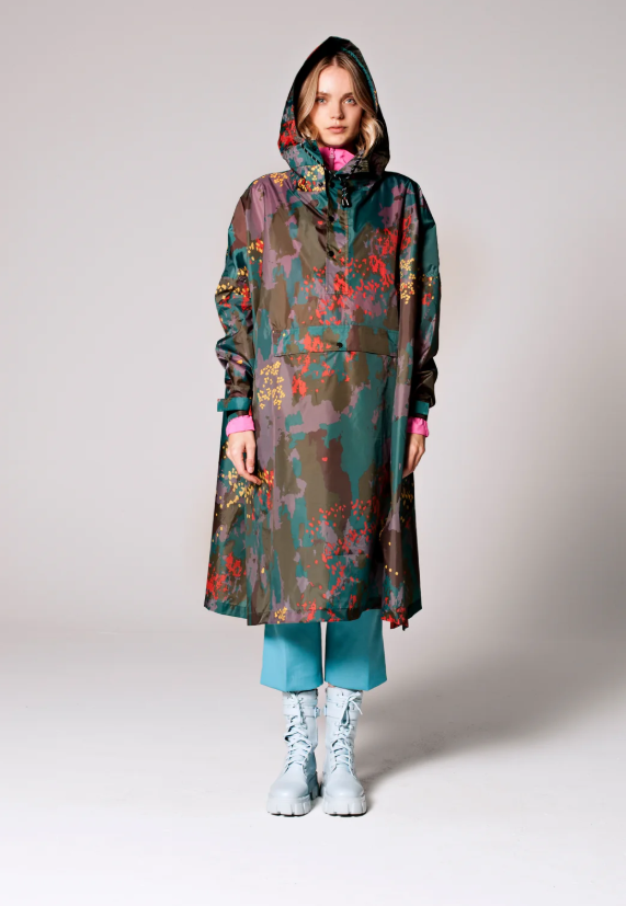 Digi Forest Camo Rain Poncho