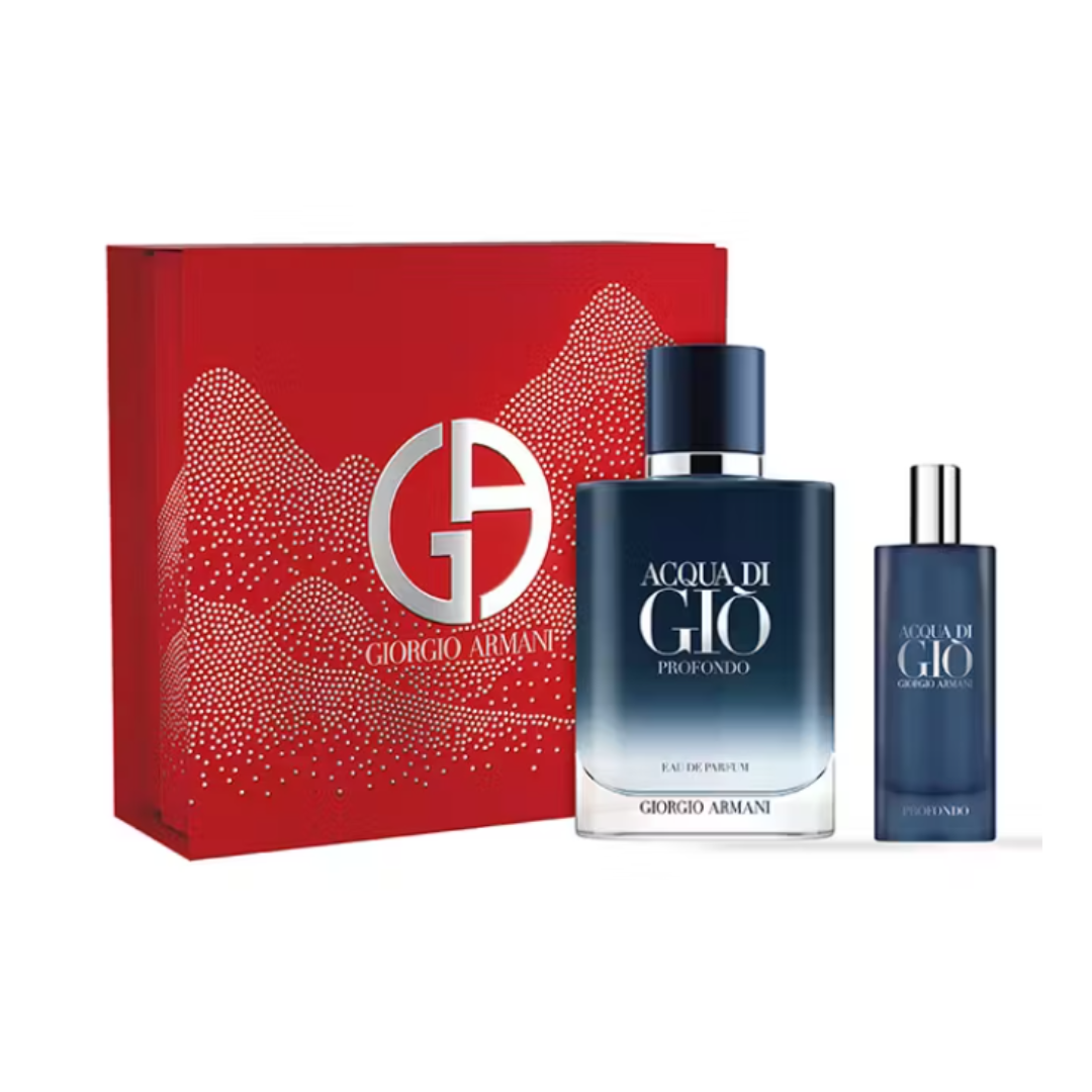 Acqua Di Gio Profondo Set | 100ml, 15ml