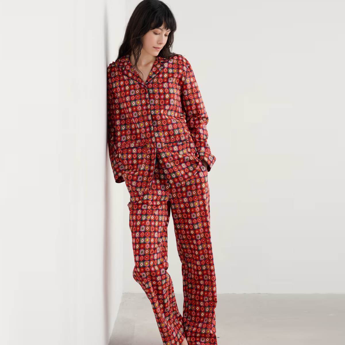 View Point Pyjamas - Printed Diamonds Mix