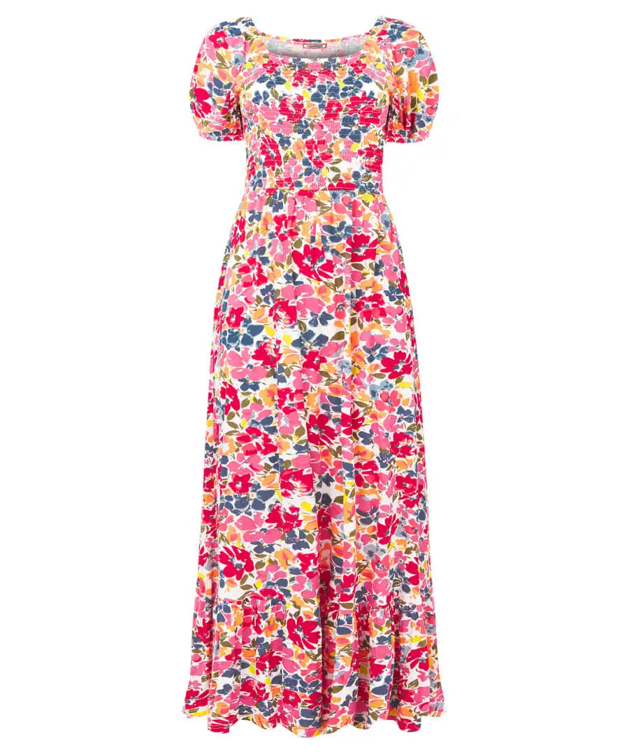 Joe Browns Blossom Shirred Jersey Dress Multi