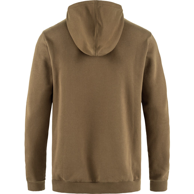 Regular Fit Logo Hoodie Wood Brown