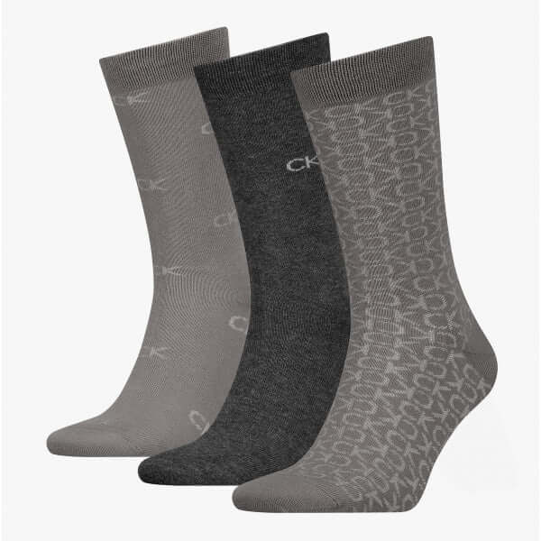 3-Pack Sock Gift Set Grey