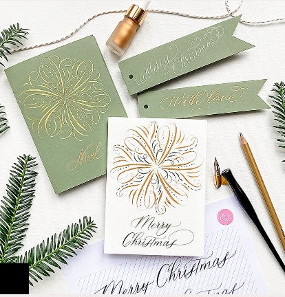 Christmas Calligraphy Workshop with Ellie