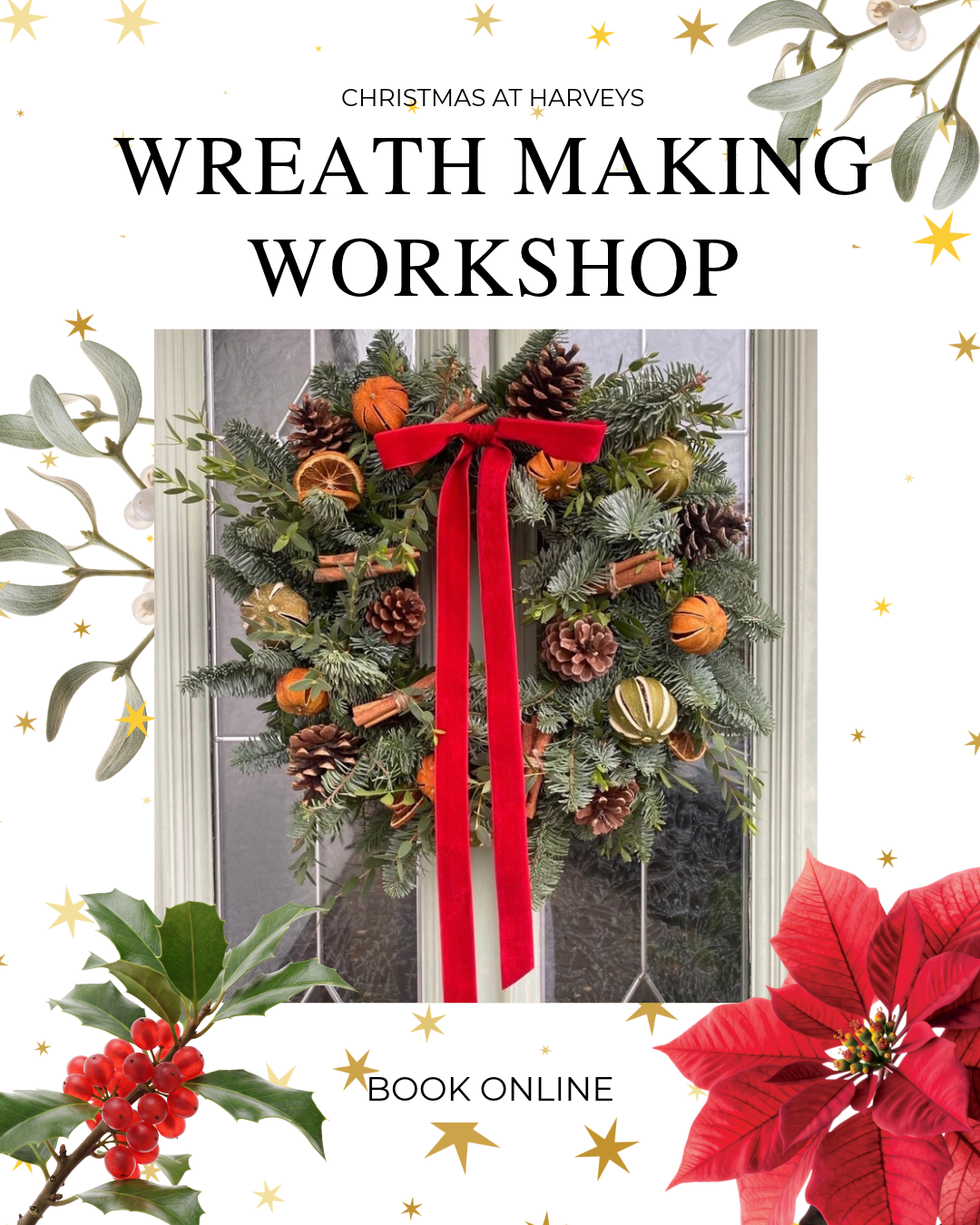 Christmas Wreath Making Workshop with Julia Umpleby
