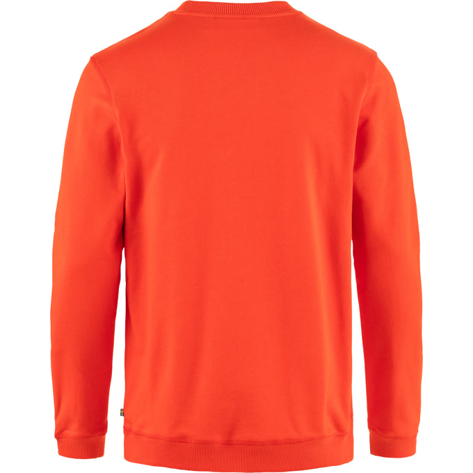 Regular Fit 1960 Logo Badge Sweater Flame Orange