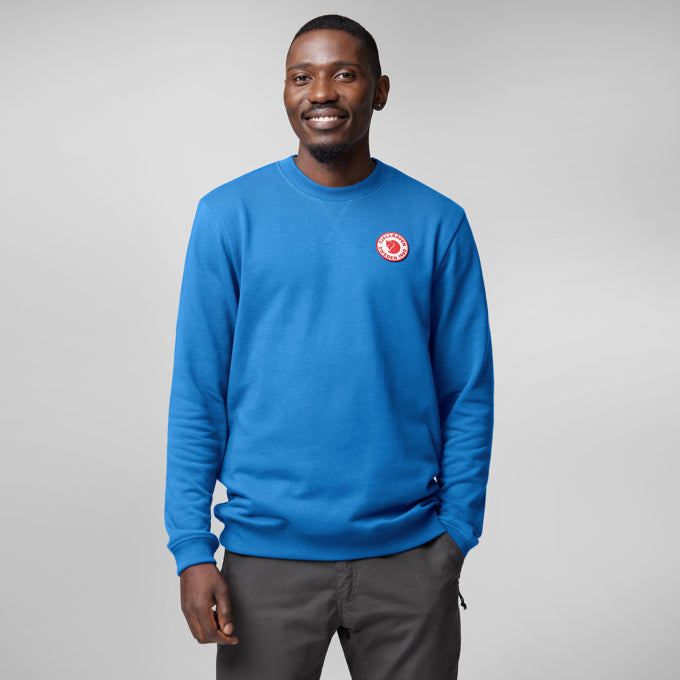Regular Fit 1960 Logo Badge Sweater Alpine Blue