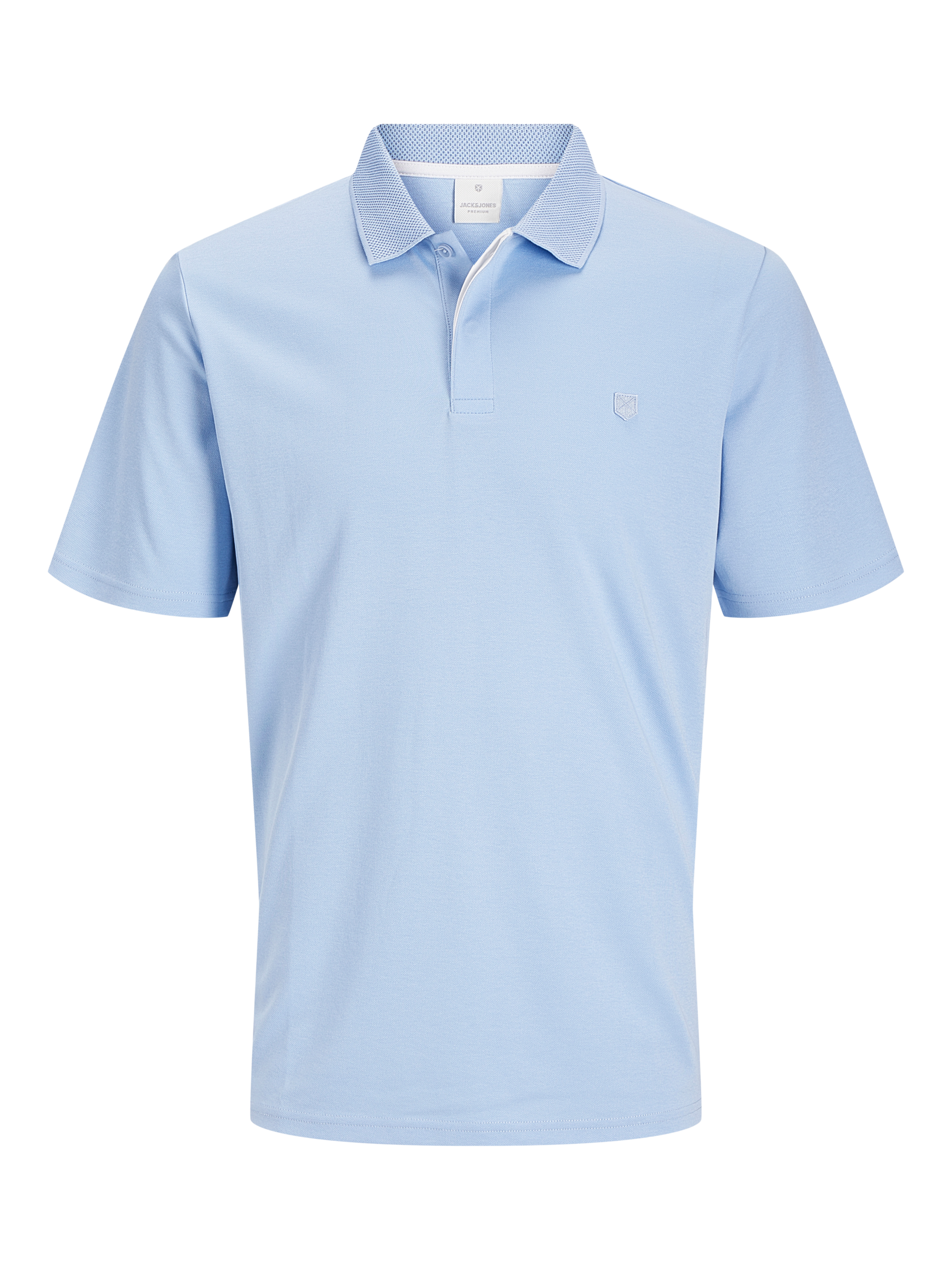 Jprccrodney Ss Polo Noos Chambray Blue