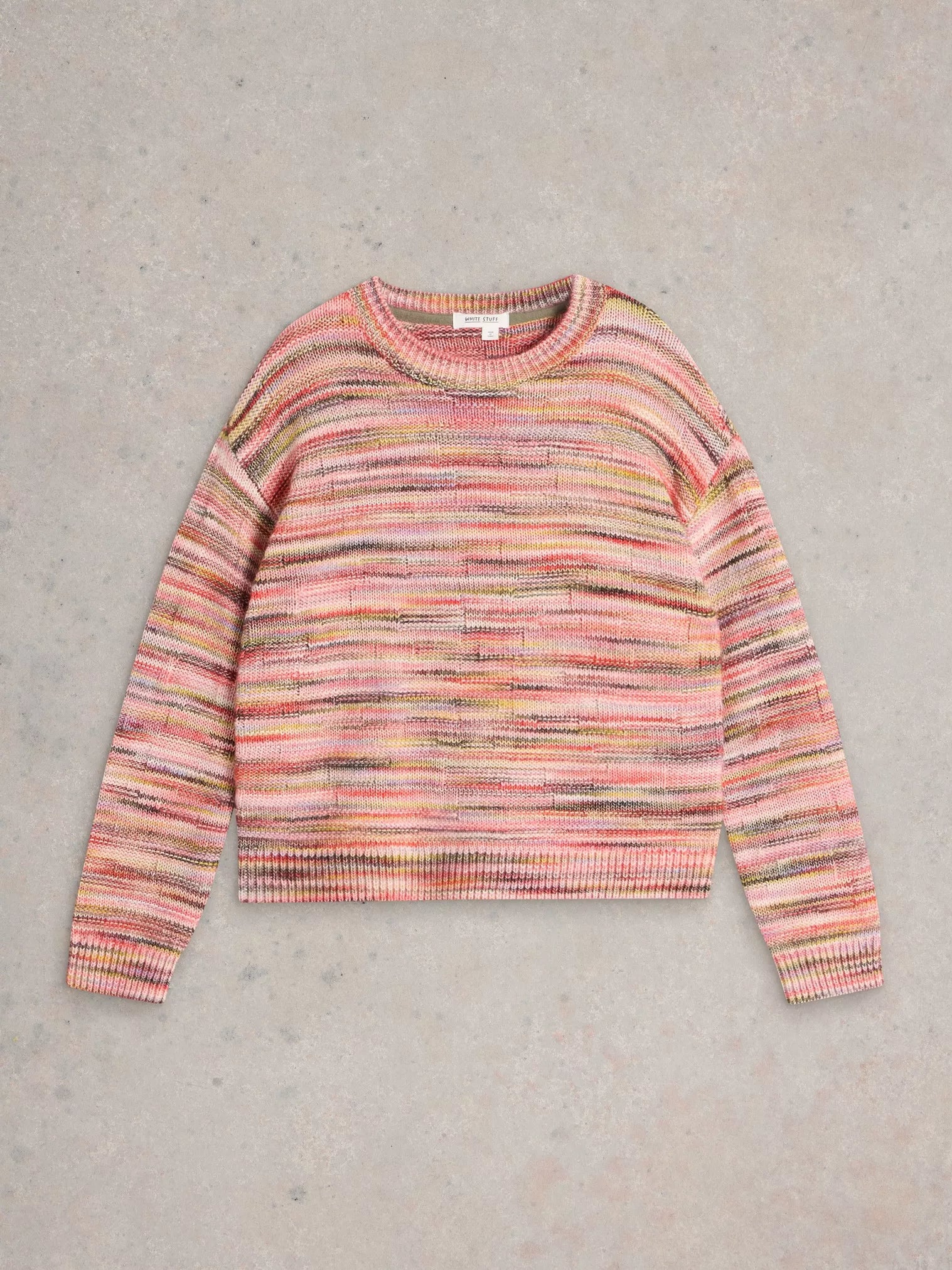 Rosie Space Dye Jumper Pink Multi