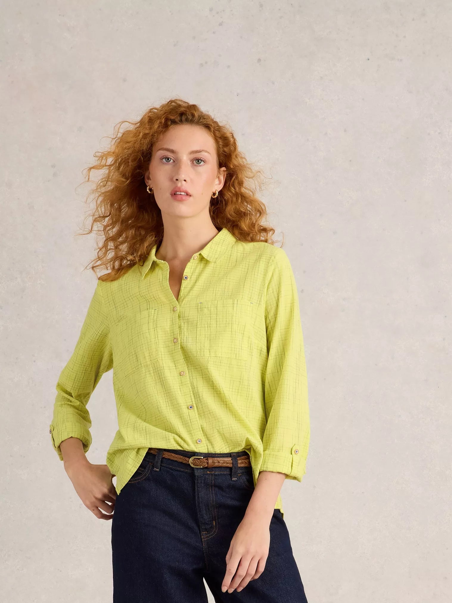 Sophie Organic Cotton Long Sleeve Shirt