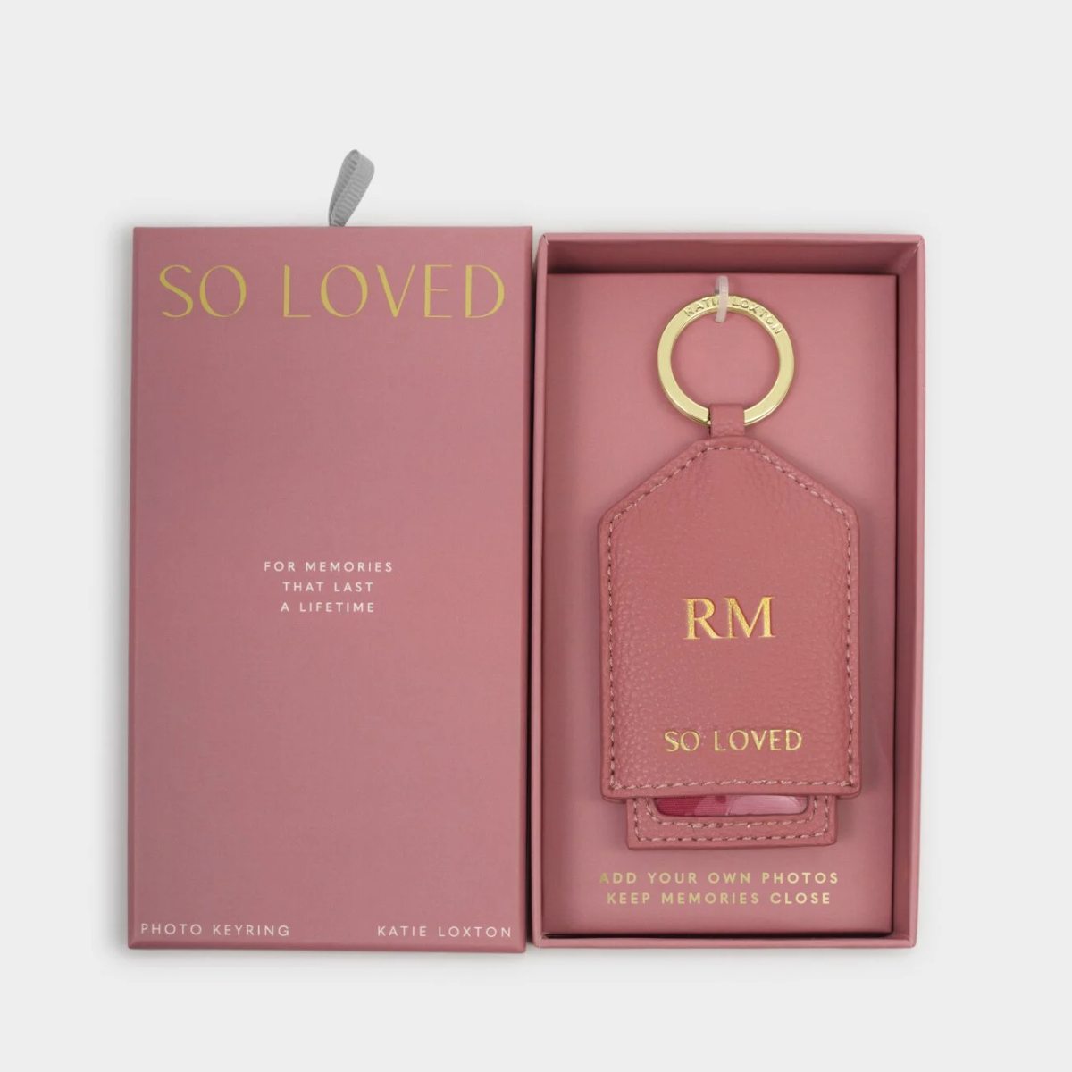 Boxed Photo Keyring  'So Loved'