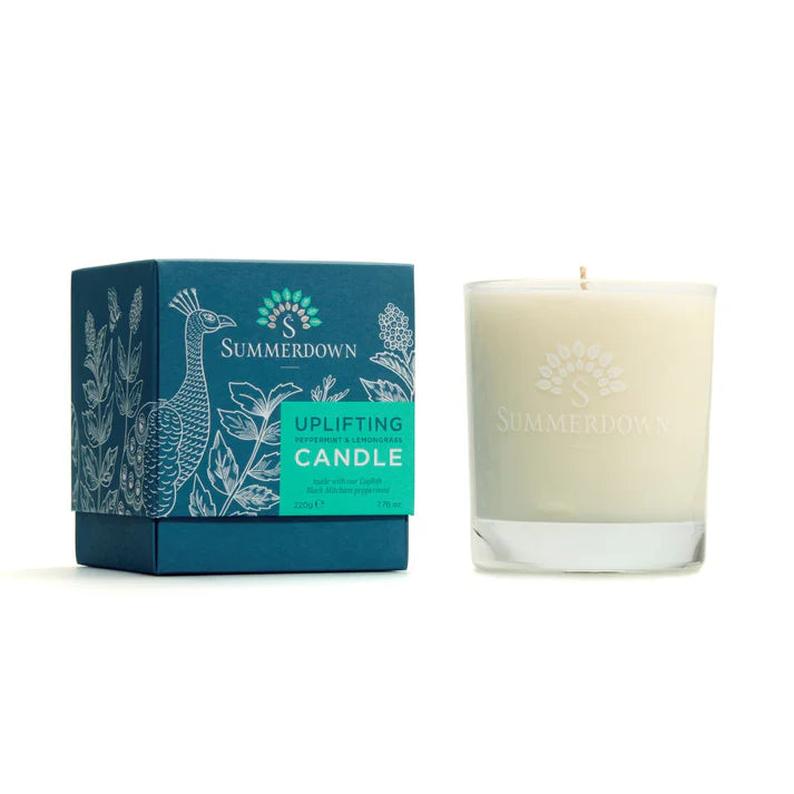 Uplifting Peppermint & Lemongrass Candle 220g