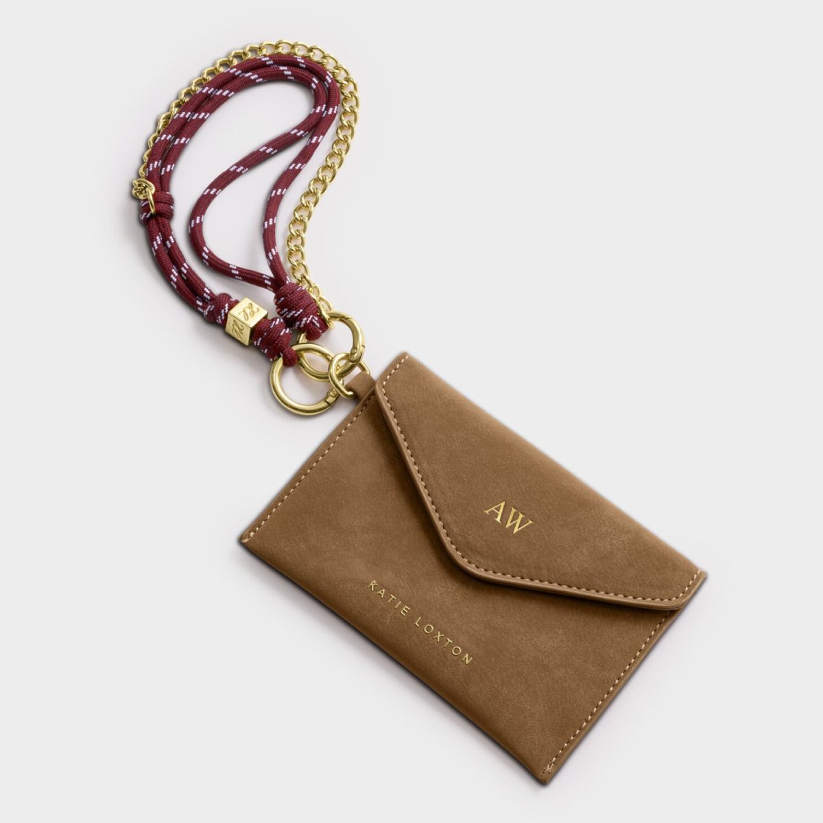 Cord Suedette Purse - Caramel