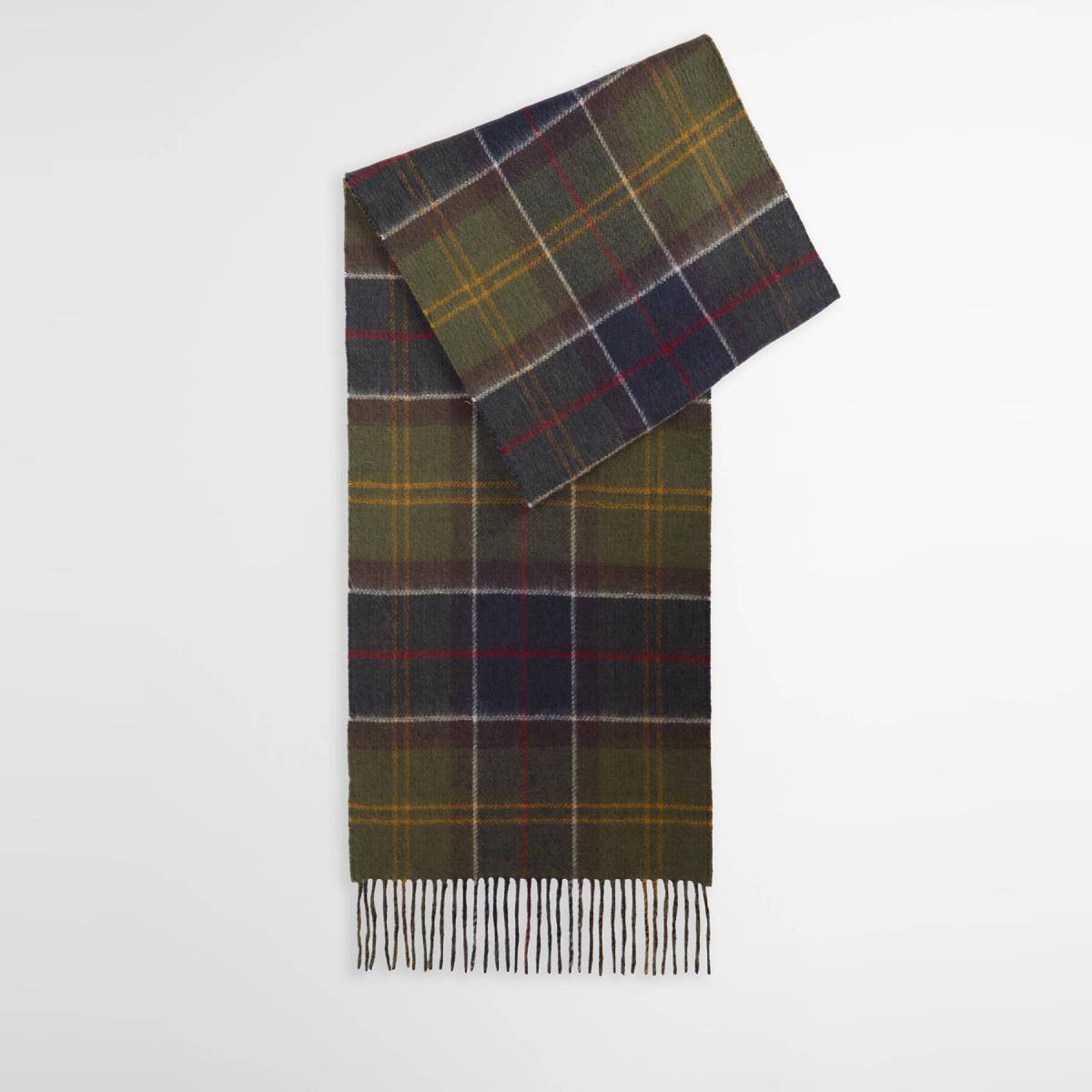 Dramside Reversible Lambswool Scarf - Classic Tartan