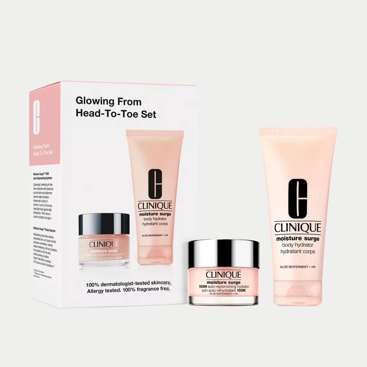 Glowing From Head To Toe Skincare Gift Set