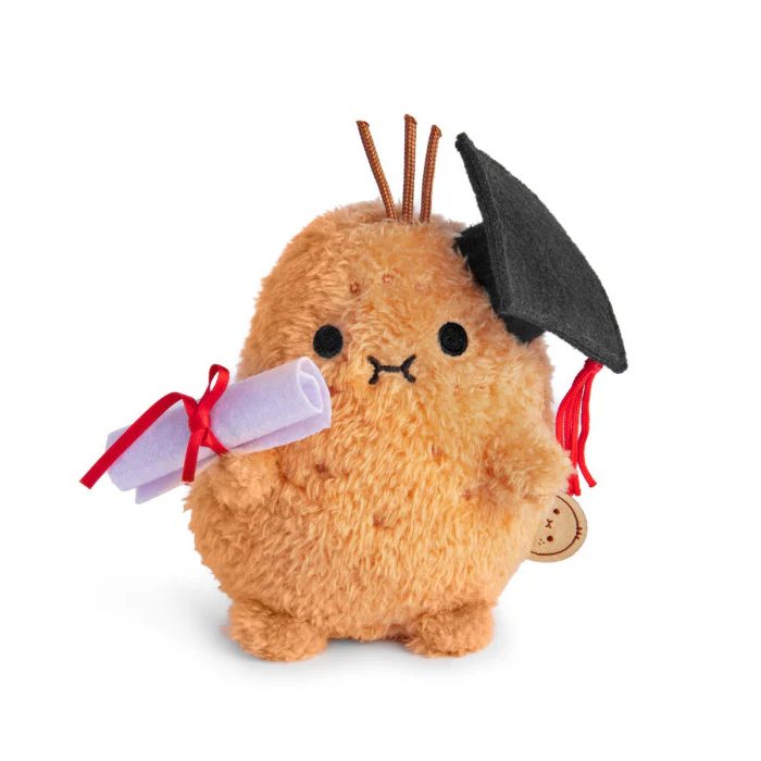Graduation Ricespud Mini Sitting Plush Toy