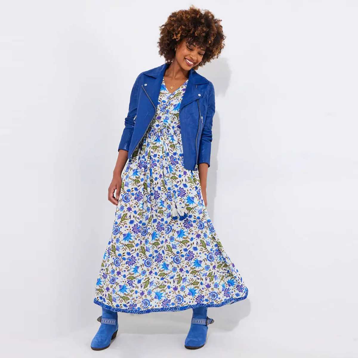 Joys Of Summer Embellished Floral Maxi Dress