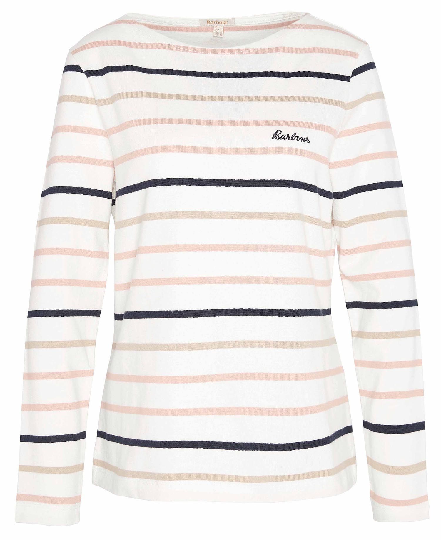 Hawkins Striped Long-Sleeved T-Shirt Cloud Stripe