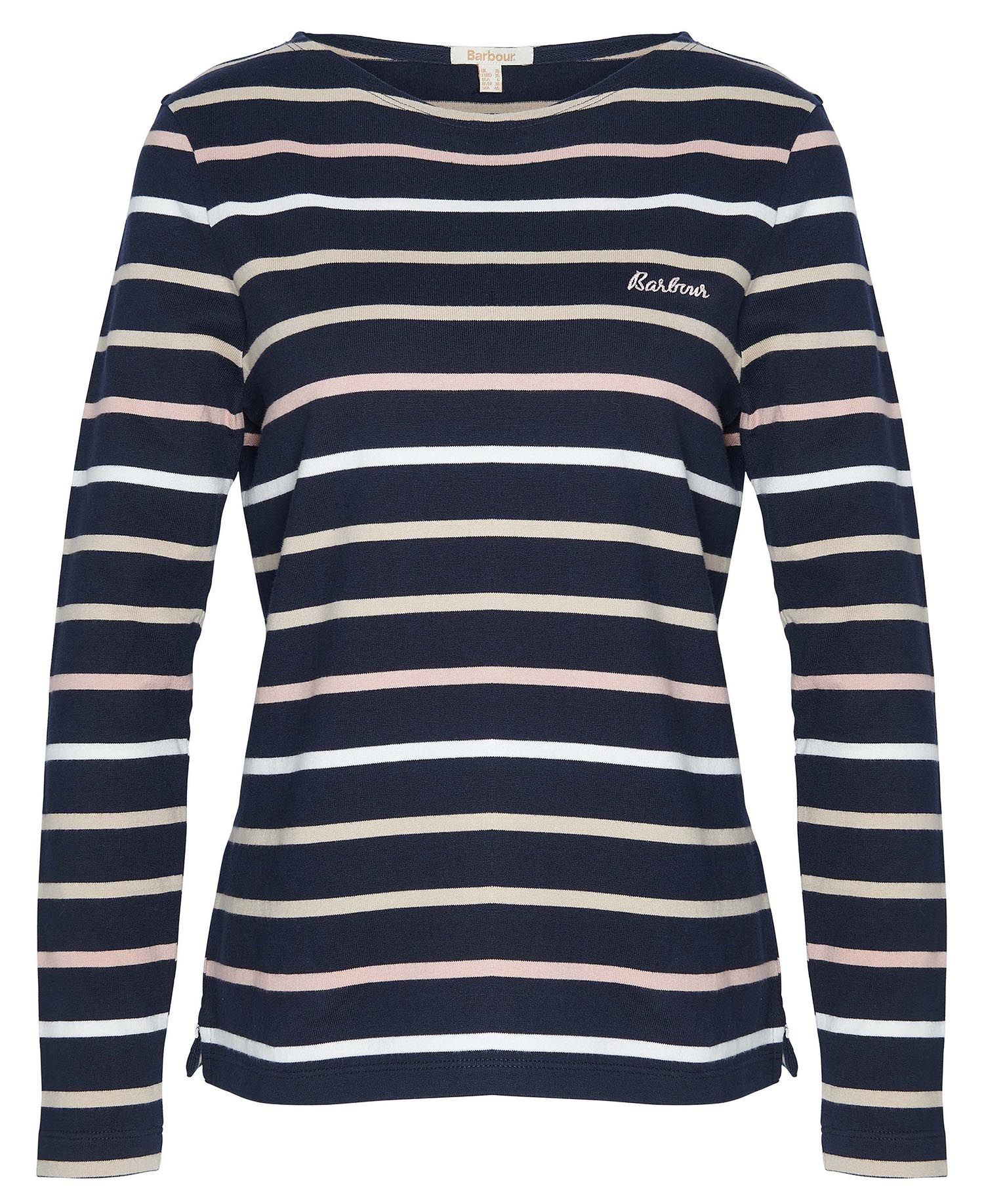 Hawkins Striped Long-Sleeved T-Shirt Navy Stripe