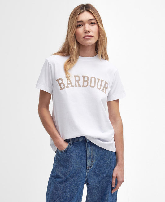 Barbour Ella Logo T-Shirt Classic White