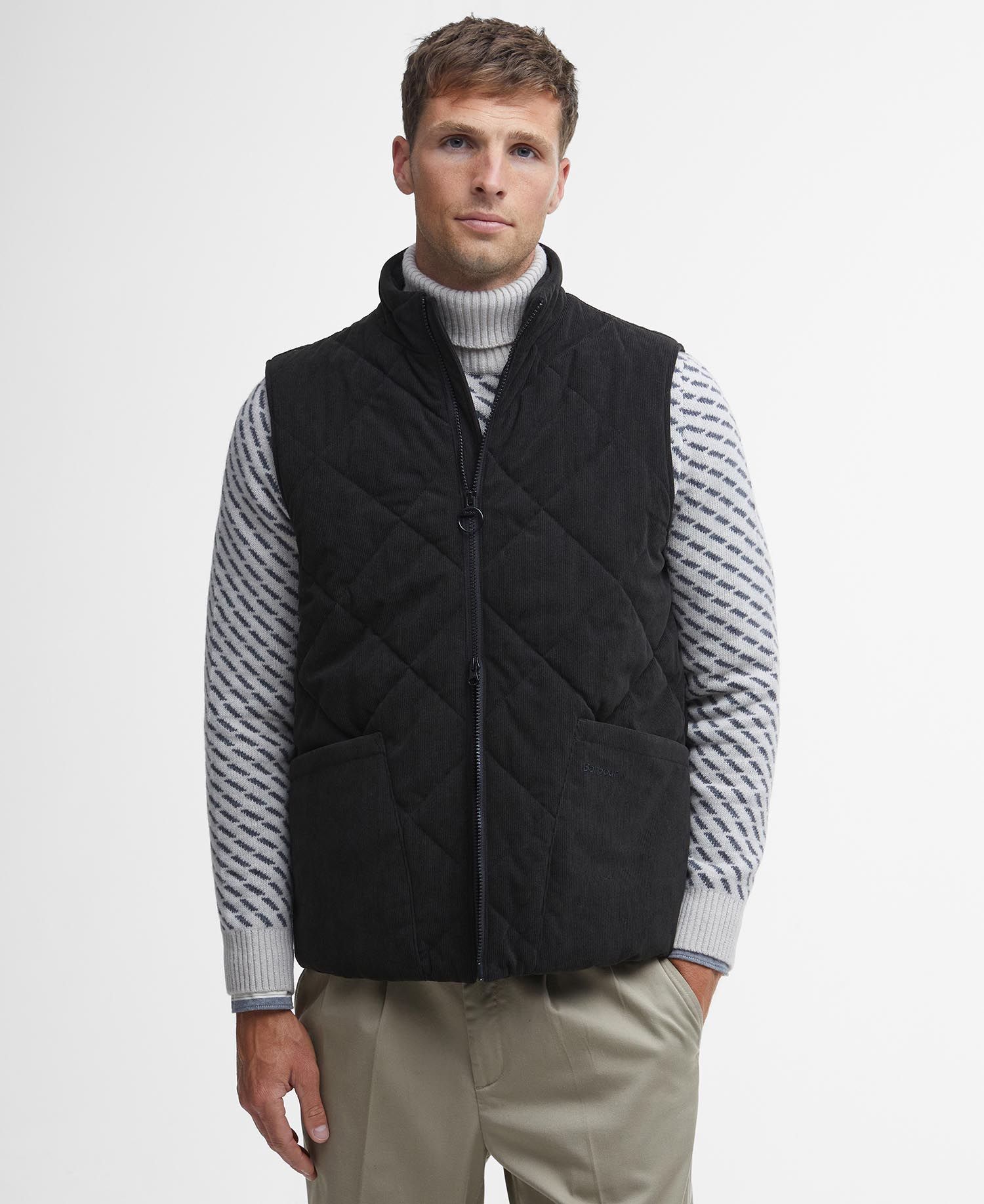 Cord Liddesdale Gilet Classic Black