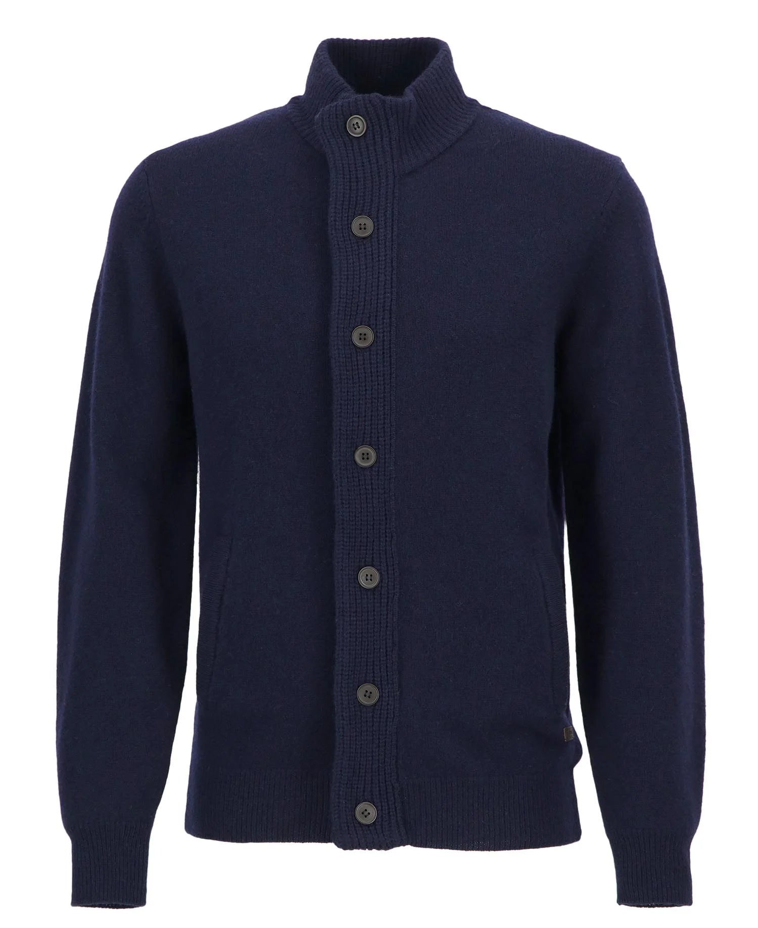 Essential Patch Zip Through Jumper Navy