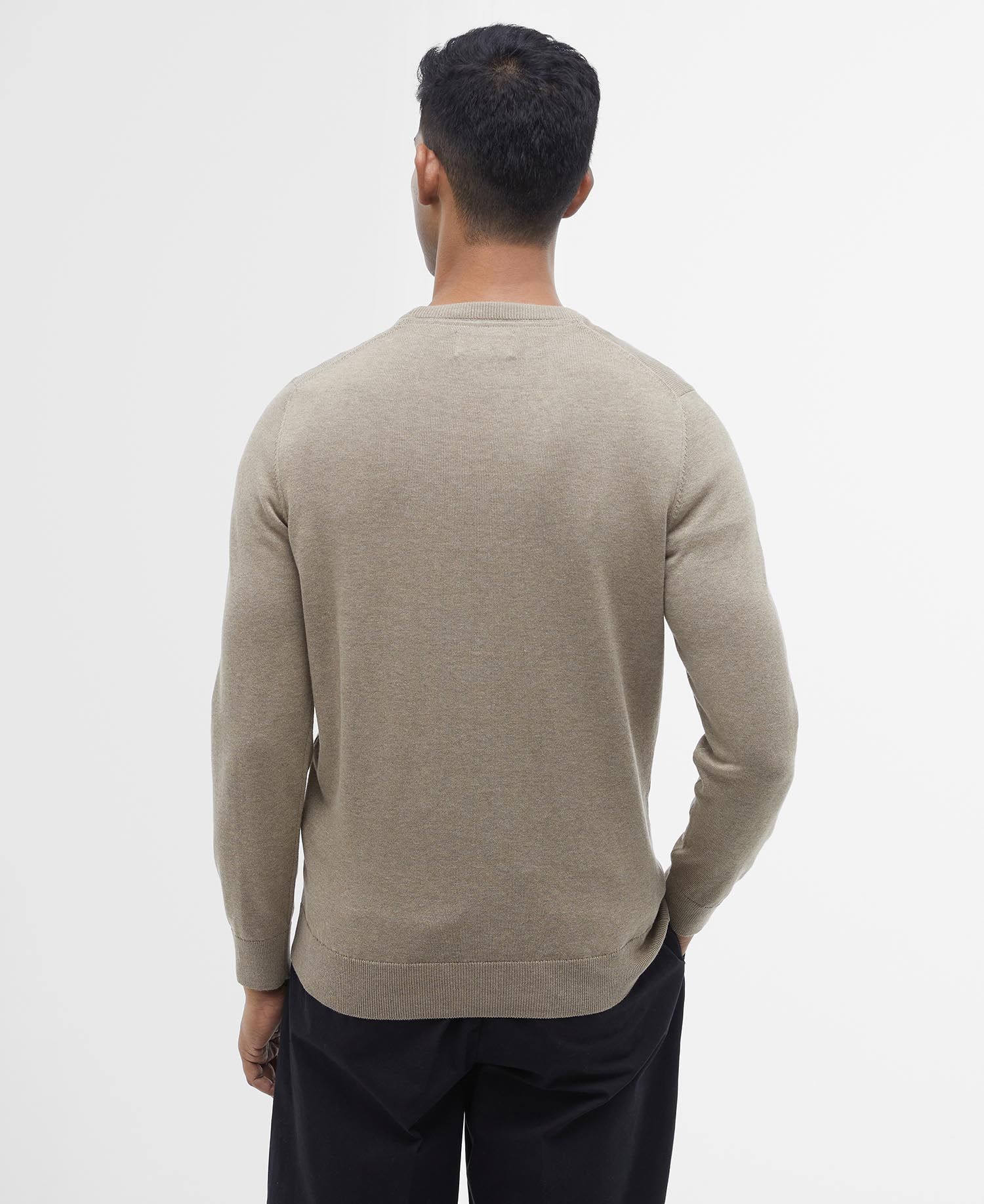 Pima Cotton Crew Neck Green Salde