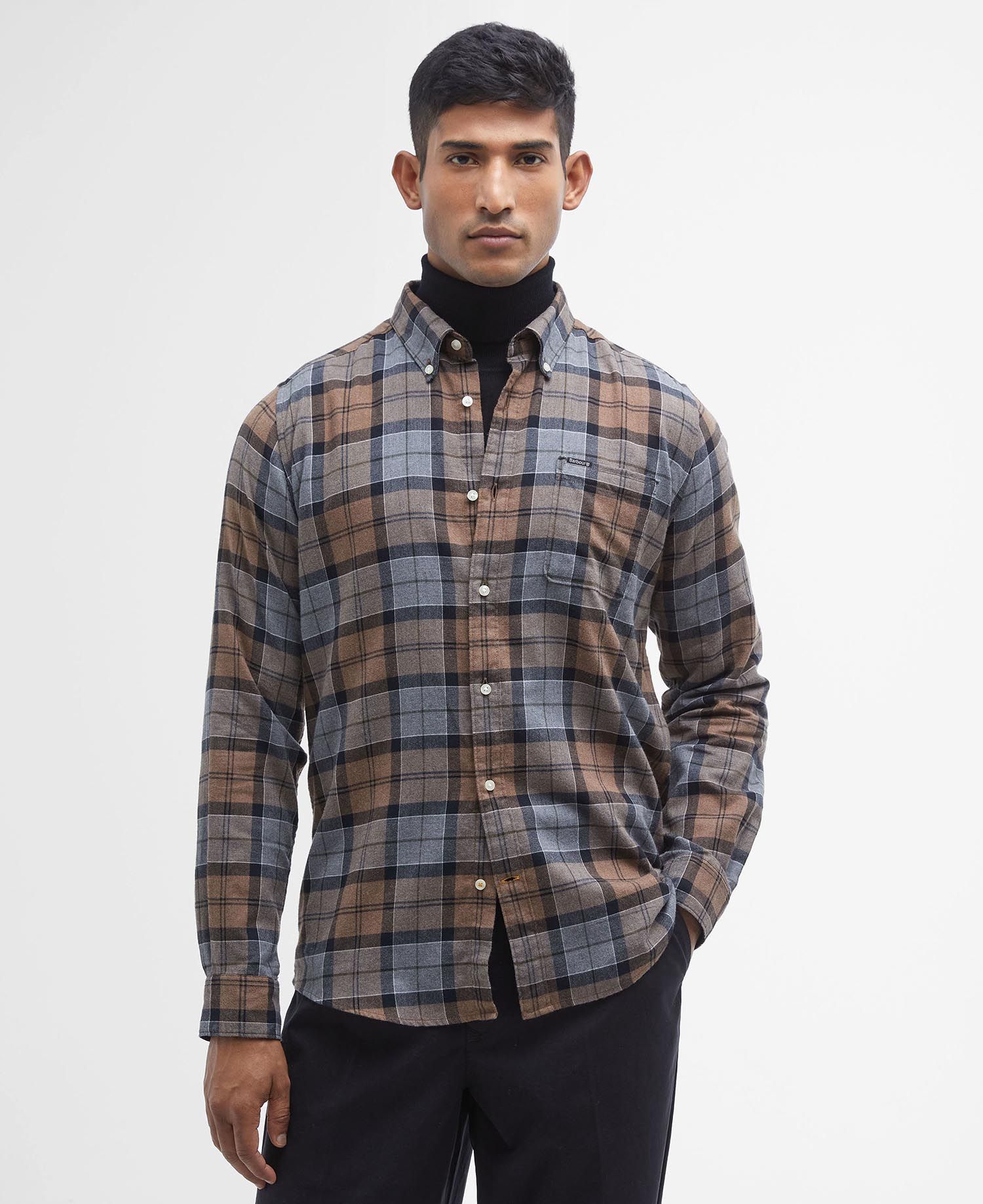 Rasay Tailored Long-Sleeved Shirt Cedarwood