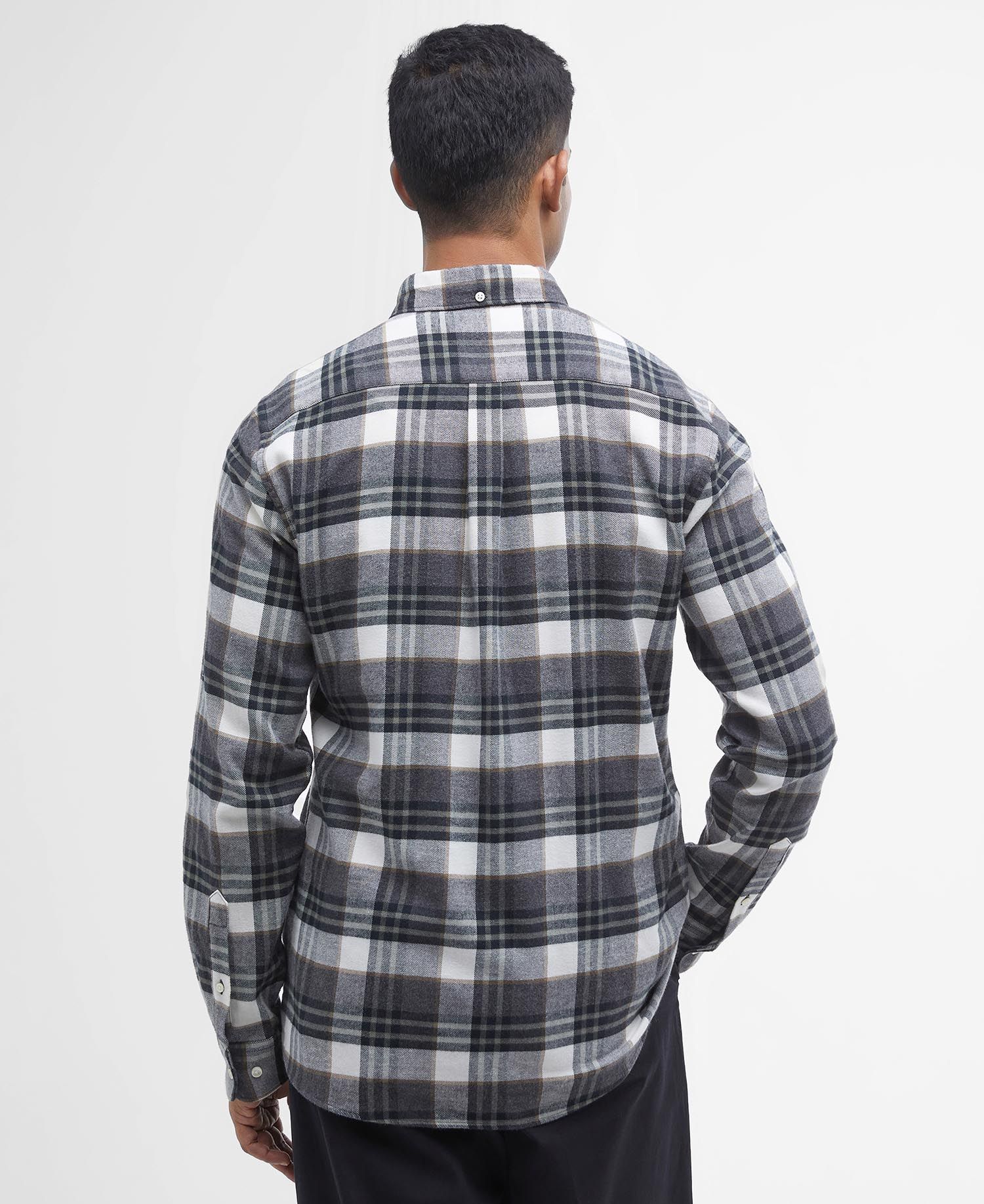 Fallbay Tailored Long-Sleeved Shirt Grey Marl