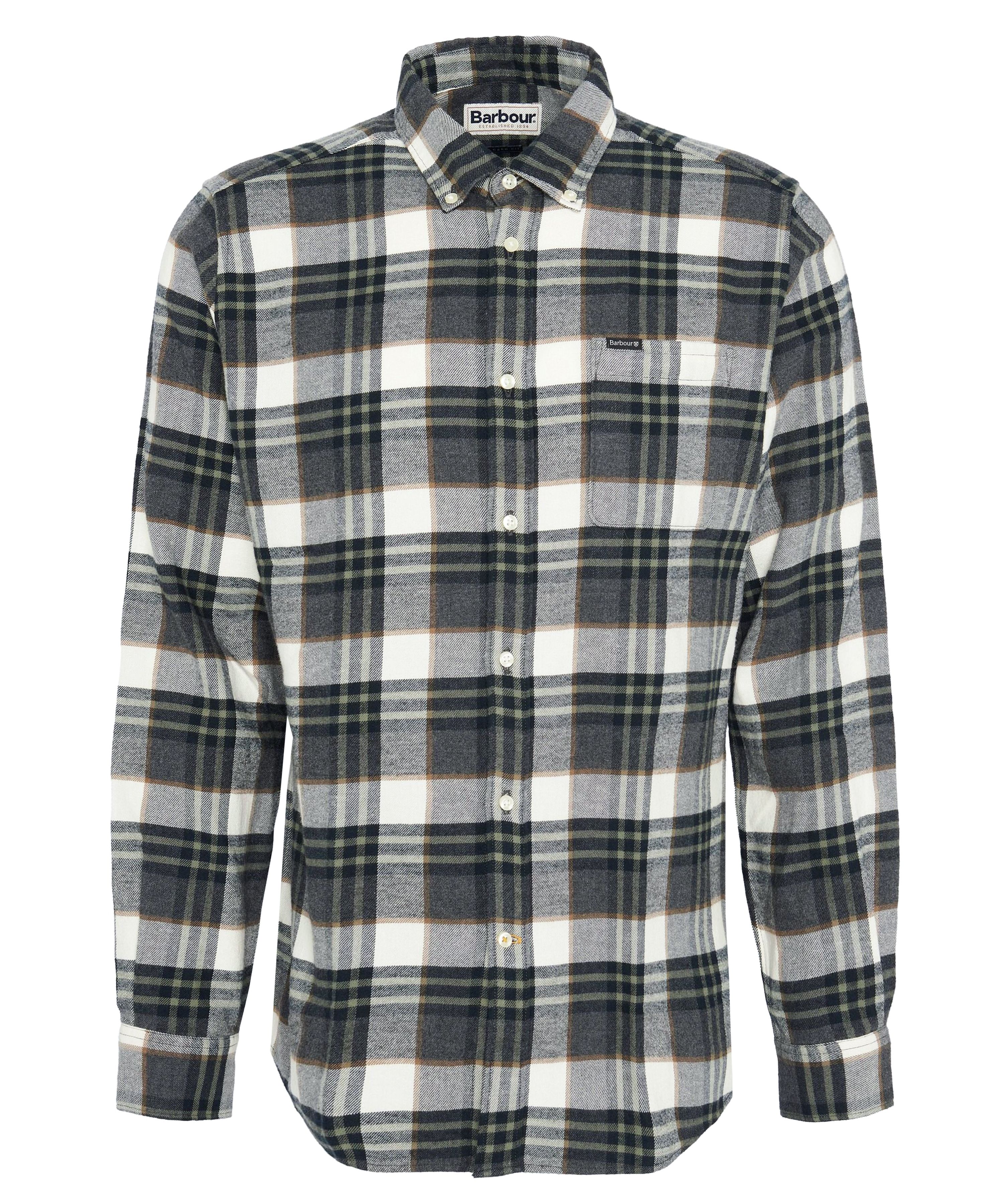 Fallbay Tailored Long-Sleeved Shirt Grey Marl