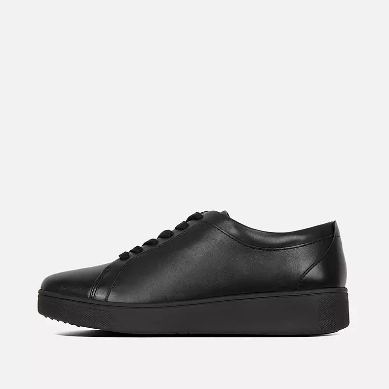 RALLY Leather Trainers All Black