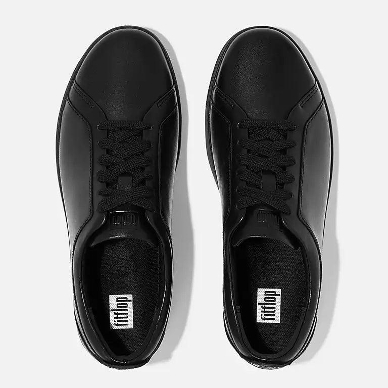 RALLY Leather Trainers All Black