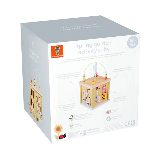 Spring Garden Activity Cube