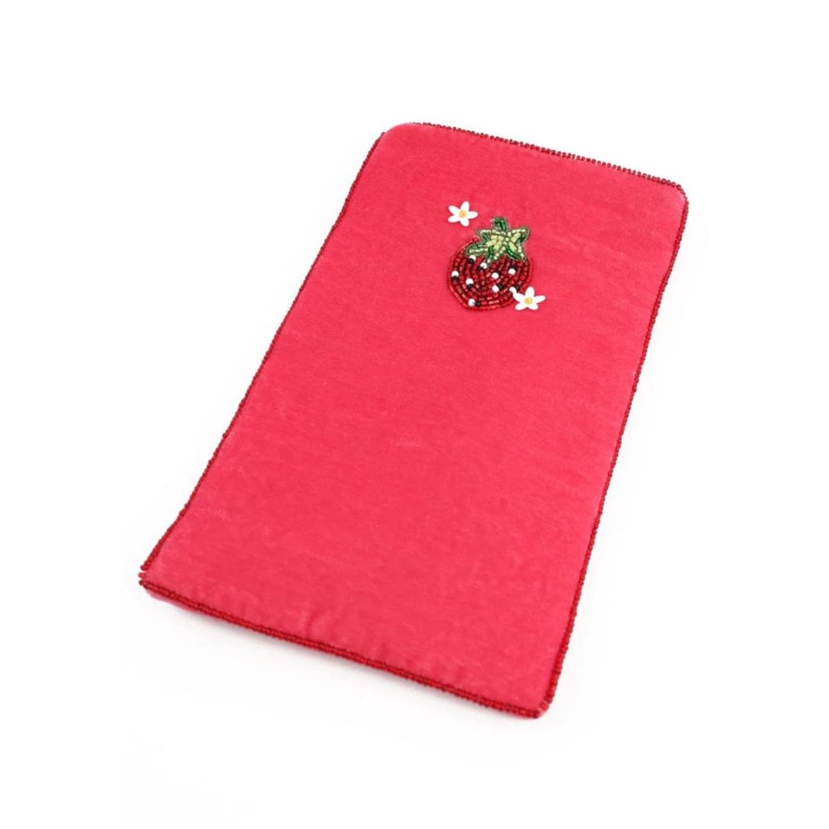 Pink Strawberry Sunglasses Case