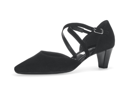 Samtchevreau Cross Strap Black Suede