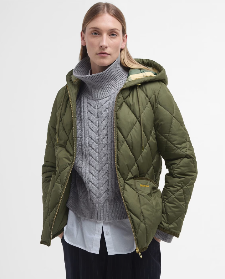 Erin Puffer Jacket Deep Olive