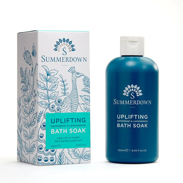 Uplifting Peppermint & Lemongrass Bath Soak 250ml