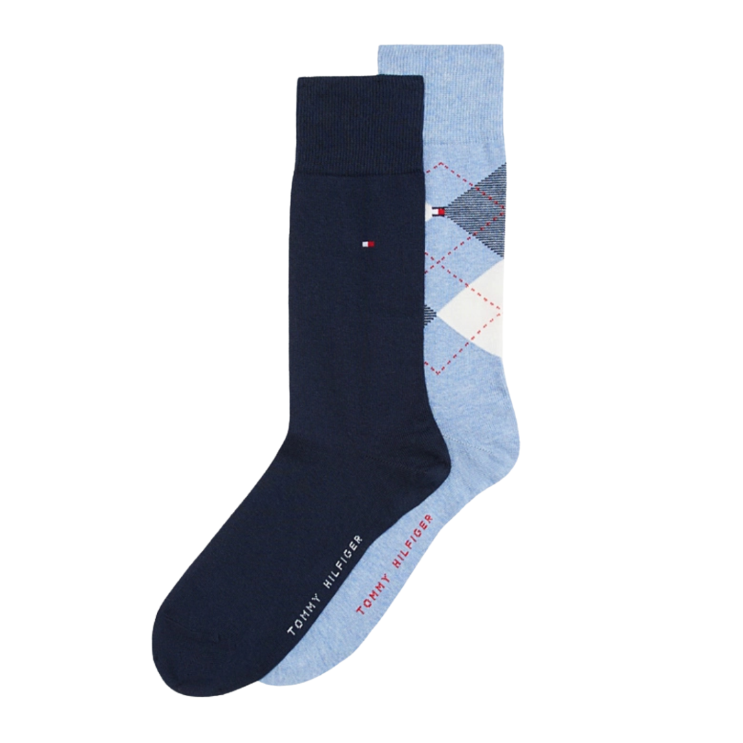 2-Pack Check Socks