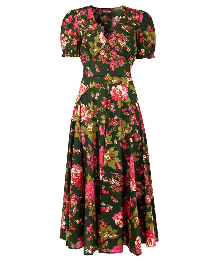 Vintage Dreams Dress Green