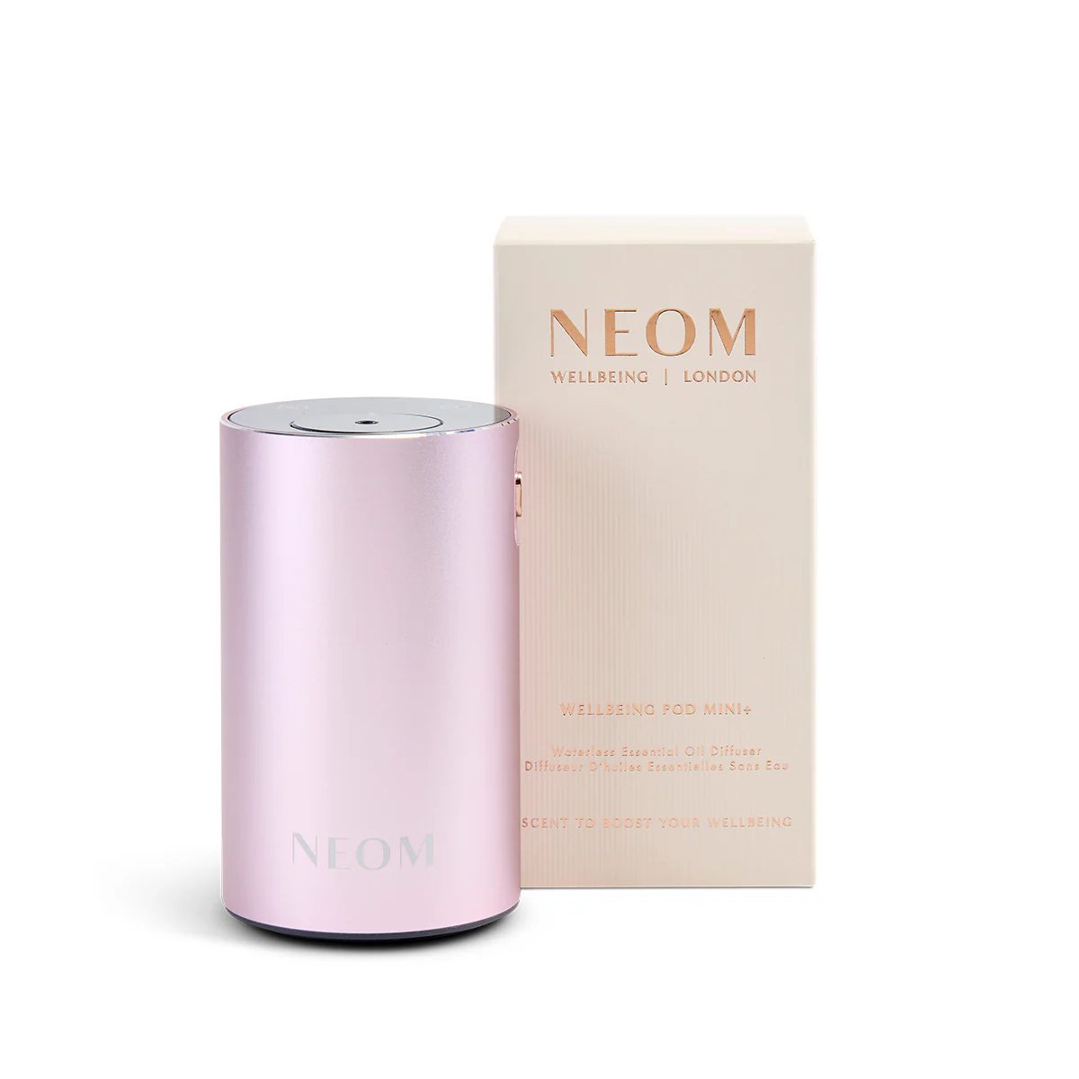 Wellbeing Pod Mini+ Waterless Essential Oil Diffuser in Pink