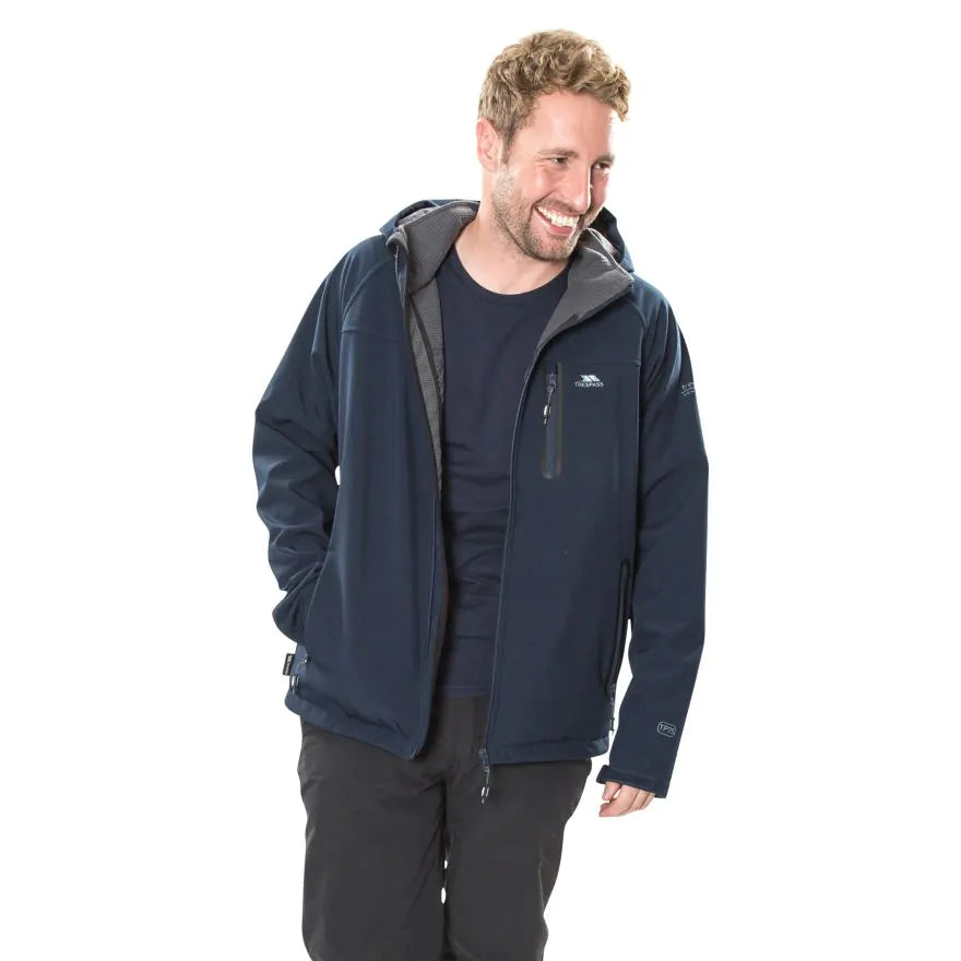 Accelerator II Hooded SoftsheII Jacket Navy