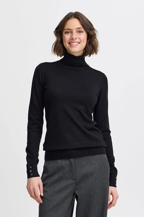 Clia Pullover Top Black