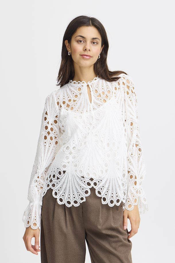 Belle Blouse Blanc de Blanc White