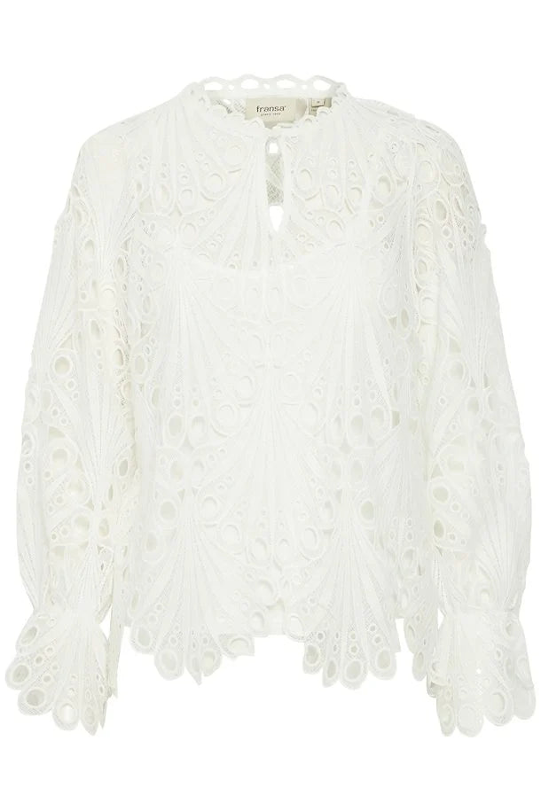 Belle Blouse Blanc de Blanc White