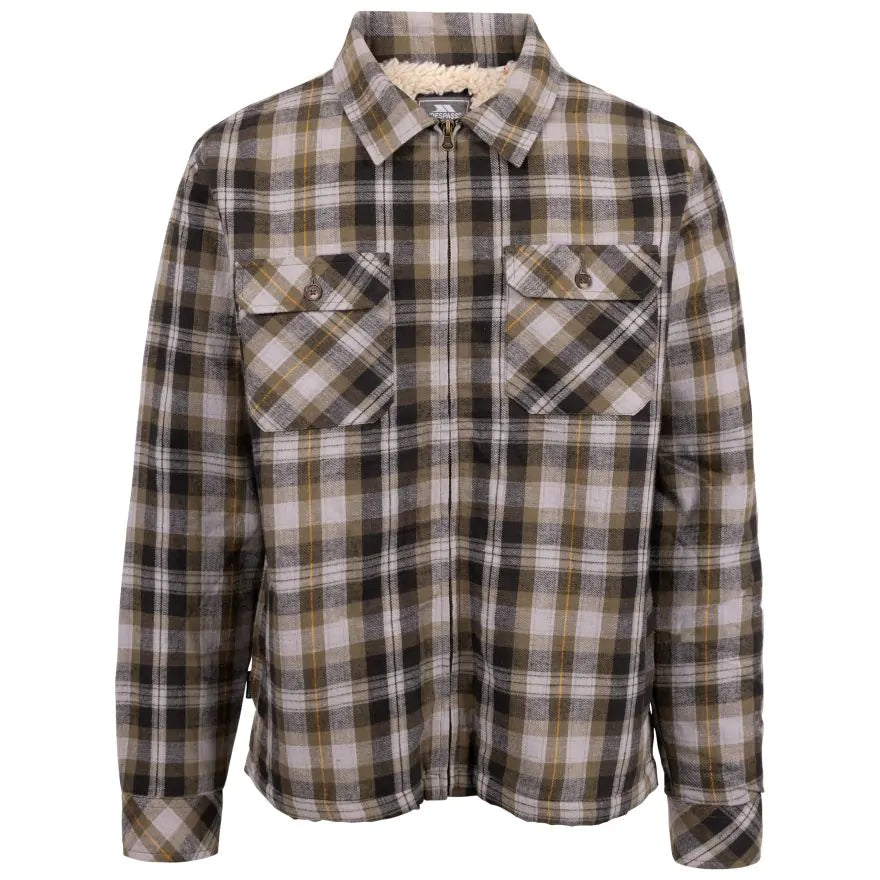 Danehill Sherpa Lined Shirt Dark Vine Check