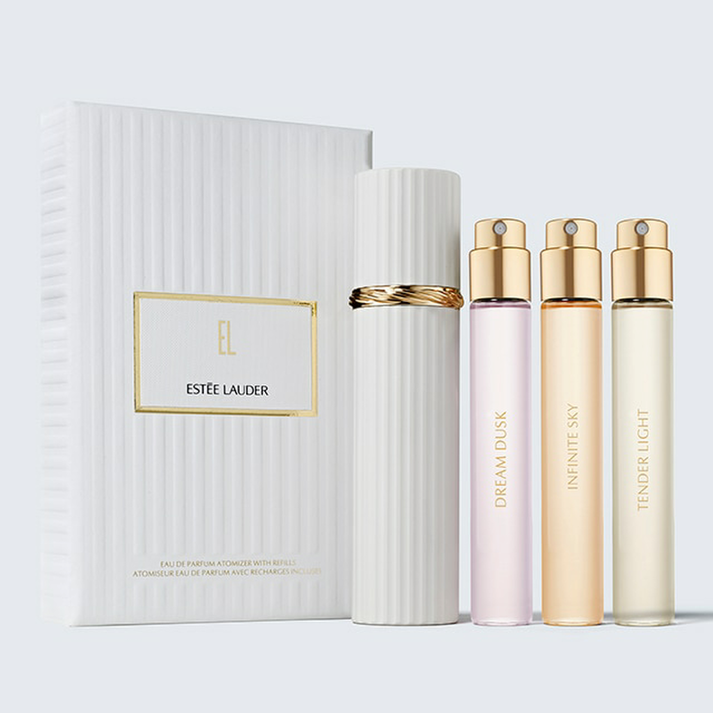 Luxury Collection Atomizer Case with Refills 3 Travel Size Eau de Parfum Sprays